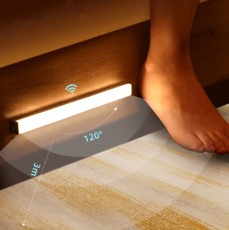 Luz LED con Sensor de Movimiento — Recargable USB-C